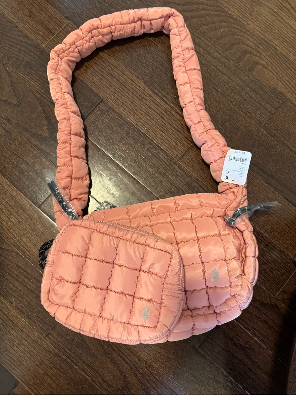 FP Quilted Baby Carryall + Pouch Ballet Slipper Pink Set